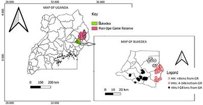 Households neighboring wildlife protected areas may be at a higher risk of rabies than those located further away: a community-based cross-sectional cohort study at Pian Upe game reserve, Bukedea district, Eastern Uganda
